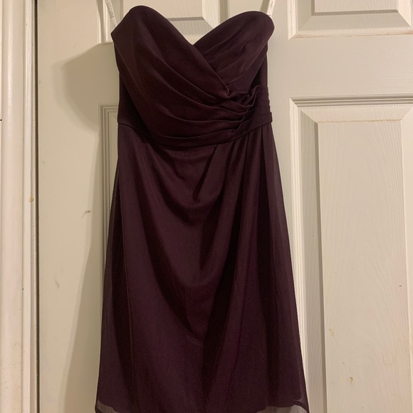David’s Bridal Sweetheart Strapless Dress - Picture 1 of 3